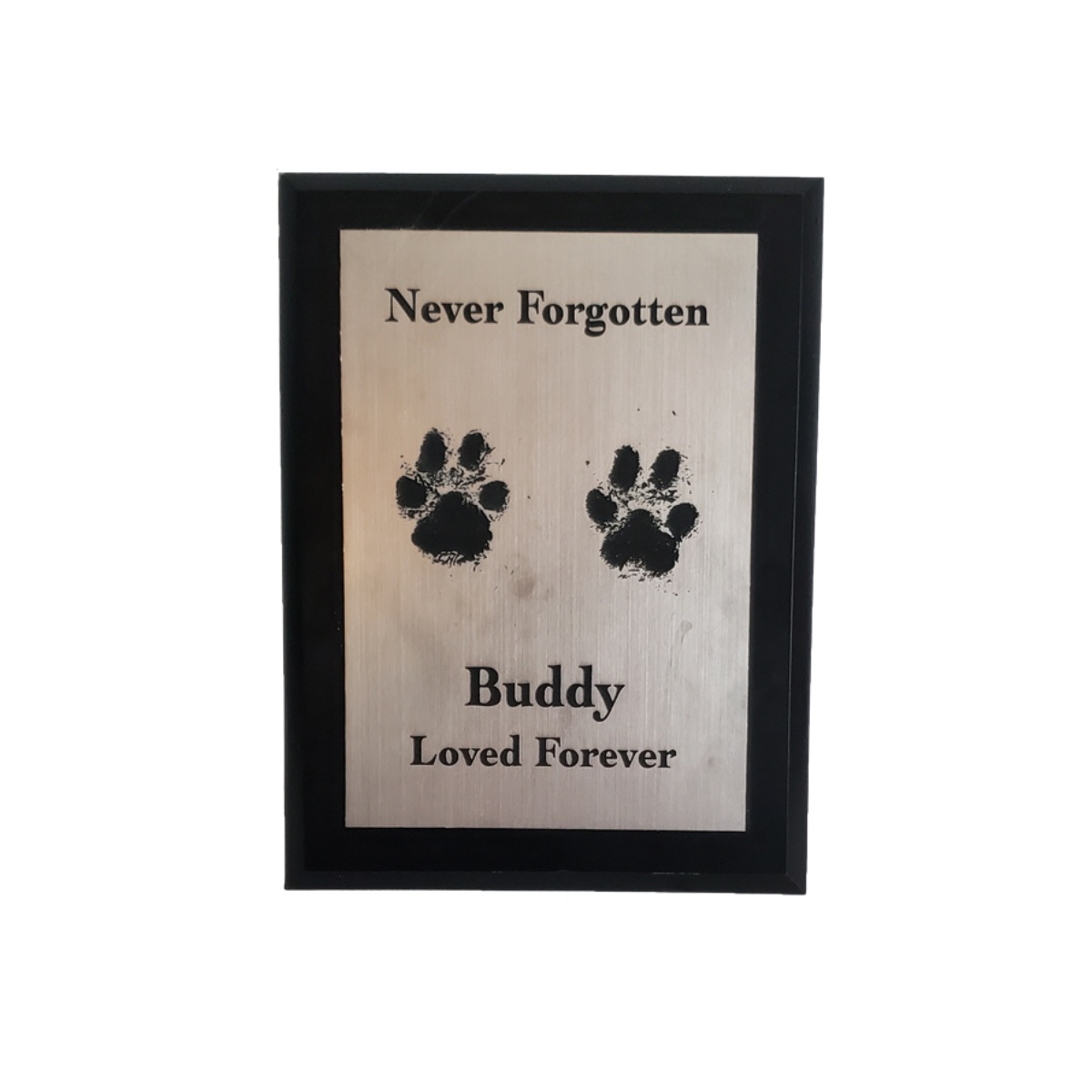 Paw Print Plaque 2 Paws