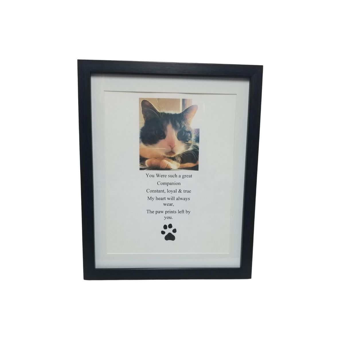 Large Black Keepsake Frame