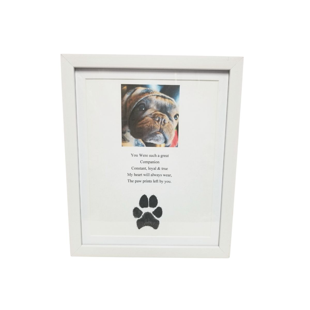 Large White Keepsake Frame