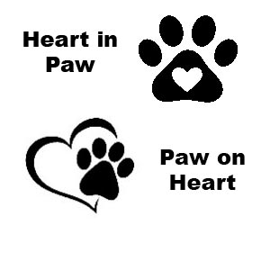 Artwork Options for Clay Paw Prints